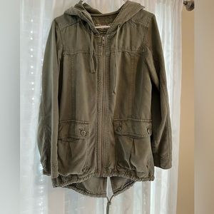 American Eagle Green Utility Jacket Coat spring/fall small